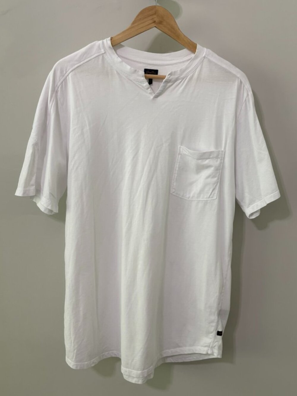 Good Man Brand White Short-Sleeve Pocket Tee
